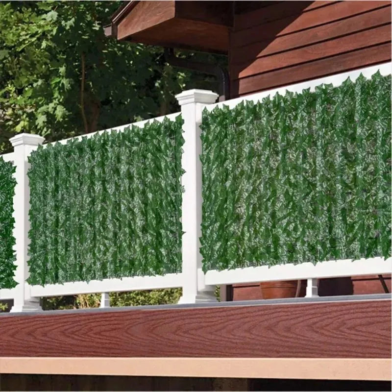 Artificial Ivy Hedge Panel 1×3m | Faux Privacy Fence Screen