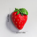 Creative Fridge Magnet Decor 3D Cute Cartoon Fruit Message Board
