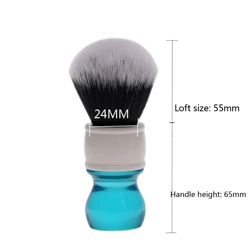 2026 Yaqi Aqua Tuxedo Synthetic Hair Shaving Brush Men Premium