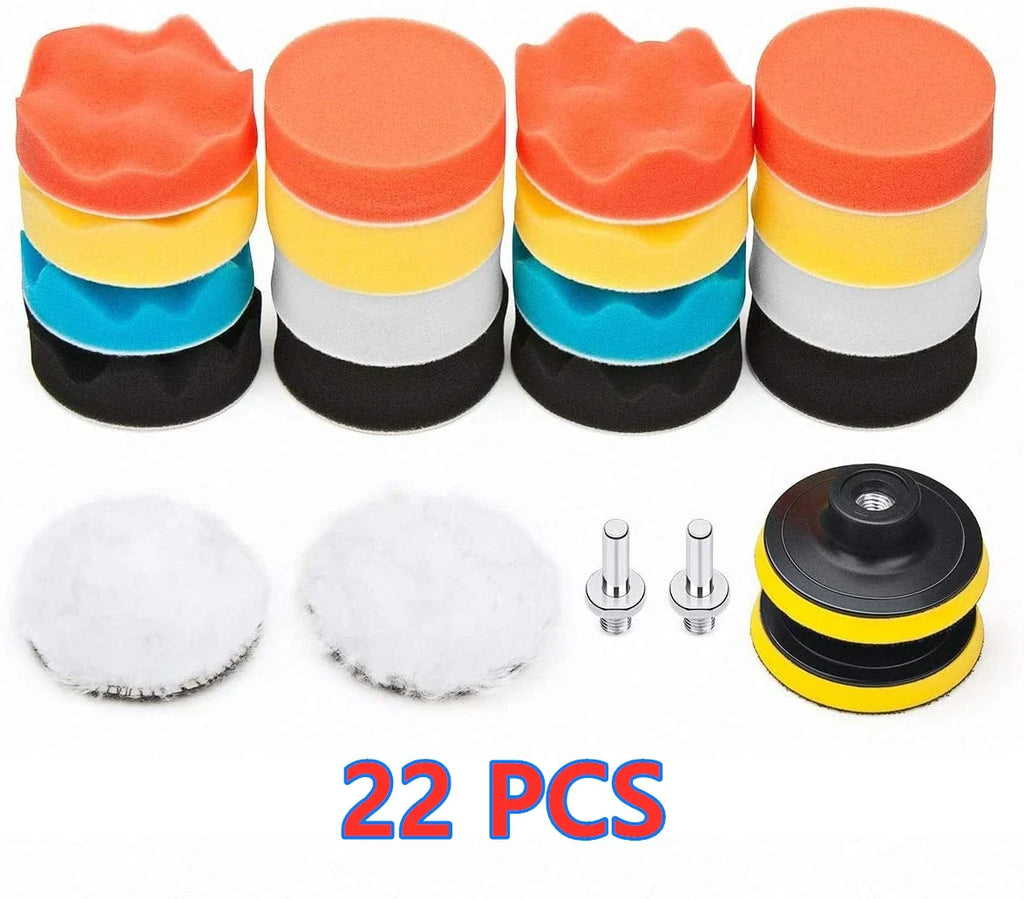 SLADE Car Polishing Sponge Pad Kit – Scratch Remover 39pc