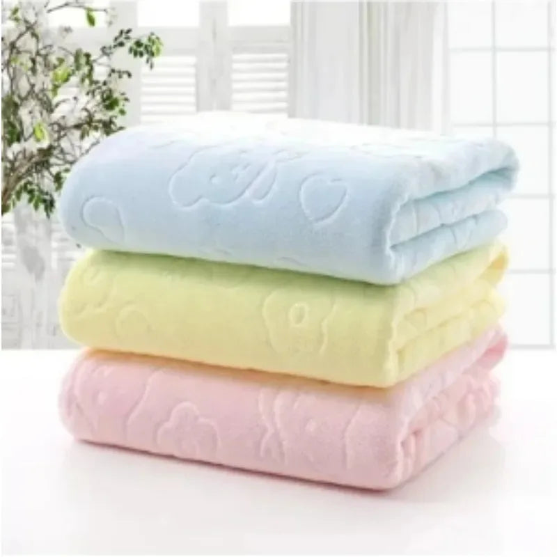 Embossed Microfiber Bath Towel | Quick-Dry & Ultra-Absorbent