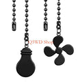 Steel Ceiling Fan Pull Chain Extender – 35cm Easy Install