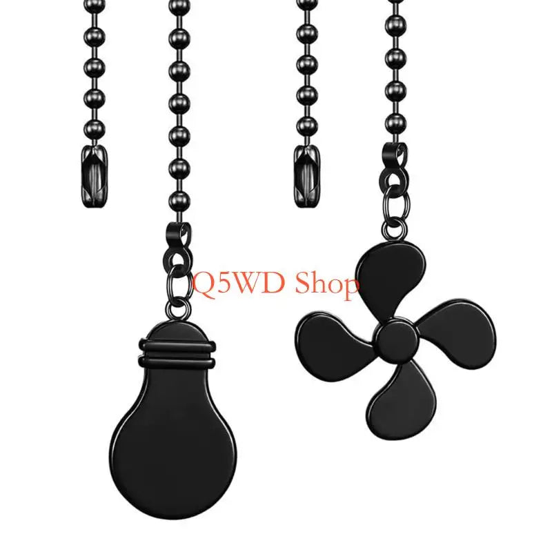 Steel Ceiling Fan Pull Chain Extender – 35cm Easy Install