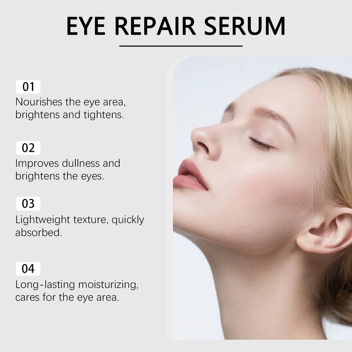 Viareline Retinol Eye Serum Roller – Dark Circles & Bags
