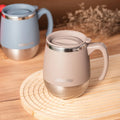 Stainless Steel Coffee Mug Lid Double Wall Insulated Travel Thermos