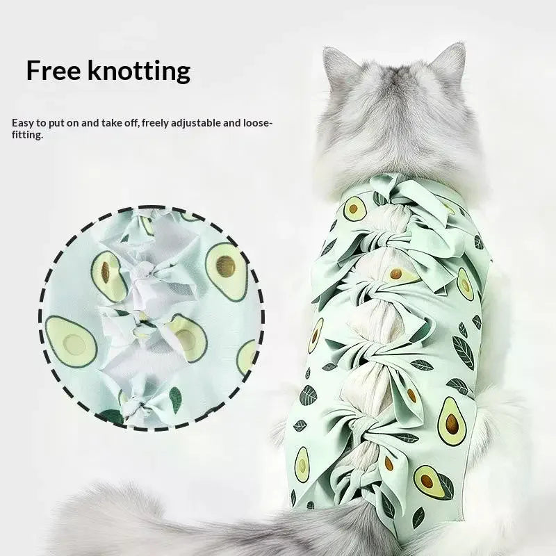 Cat Recovery Suit – Post-Op Anti-Licking Protective Clothing