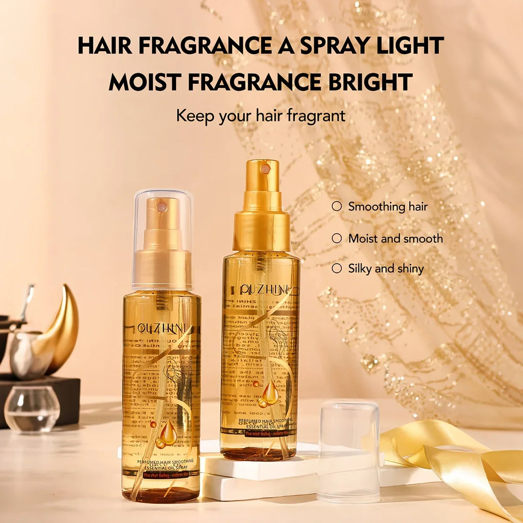 Fragrance Hair Oil Spray – Anti-Frizz & Moisturizing Conditioner