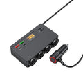 4-Port QC3.0 PD Car Charger 120W Fast Charging Adapter 12–24V