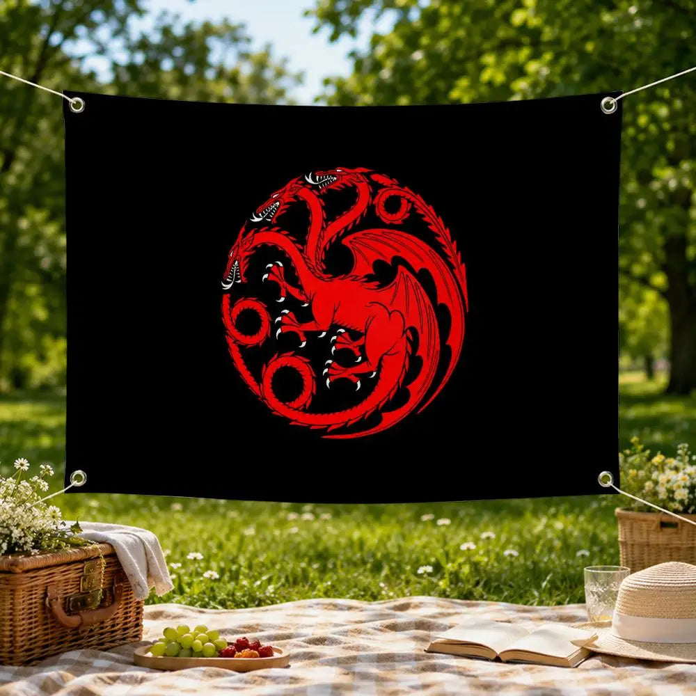 House of the Dragon Wall Flag Banner – Indoor & Outdoor Decor
