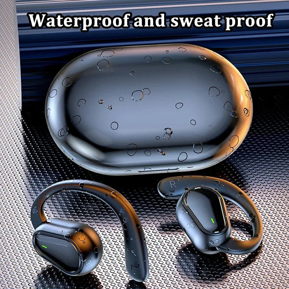 Bluetooth 5.3 Ear Hook Wireless Earbuds HiFi ANC IPX4