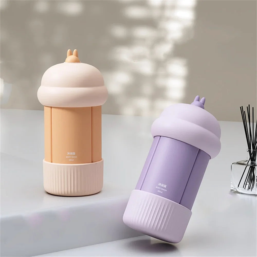 4-in-1 Refillable Travel Bottle – Leak-Proof & TSA Approved