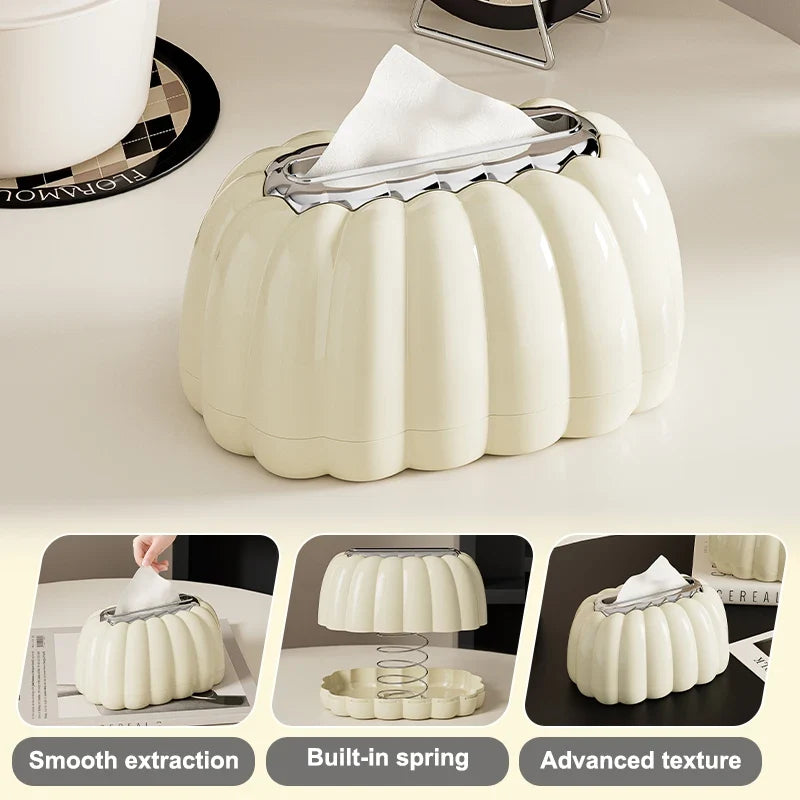 Modern Deluxe Tissue Box-with Pink Bow Living Room End Table Display