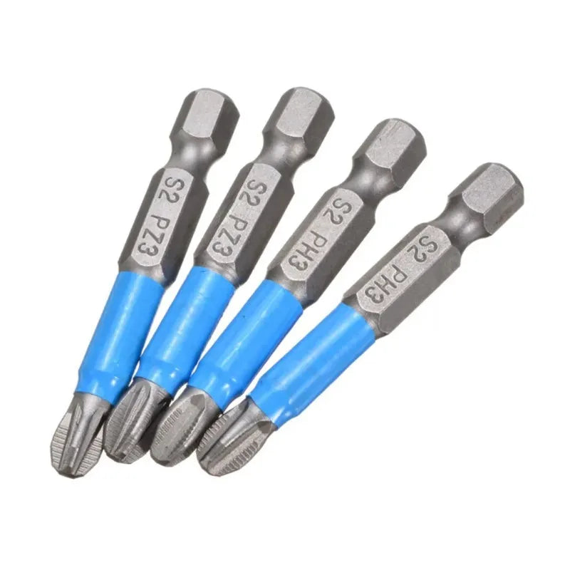 12-Piece 1/4" Magnetic Screwdriver Bit Set – PH & PZ Impact Bits