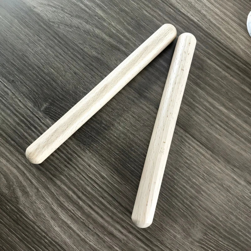 Kindergarten Orff Percussion Log Bang Stick Rhythm Beech Early