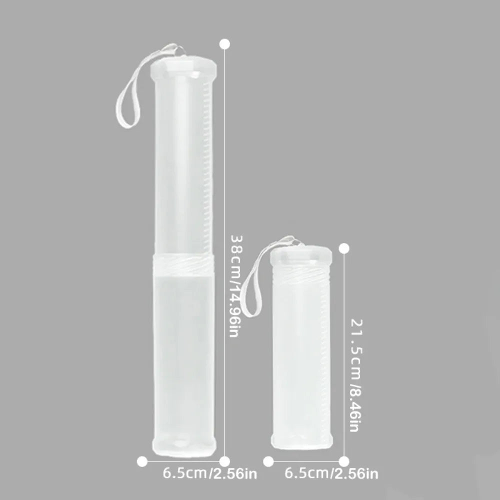 Transparent ABS Telescopic Pen Holder Art Painting Brush Pencil