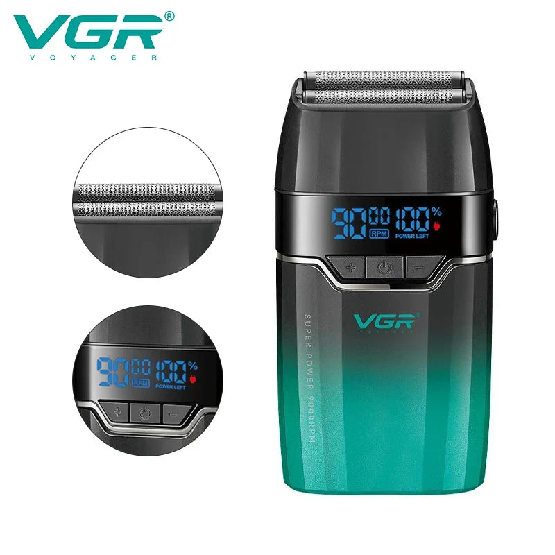 VGR V-308 Electric Shaver & Hair Trimmer | Digital Display