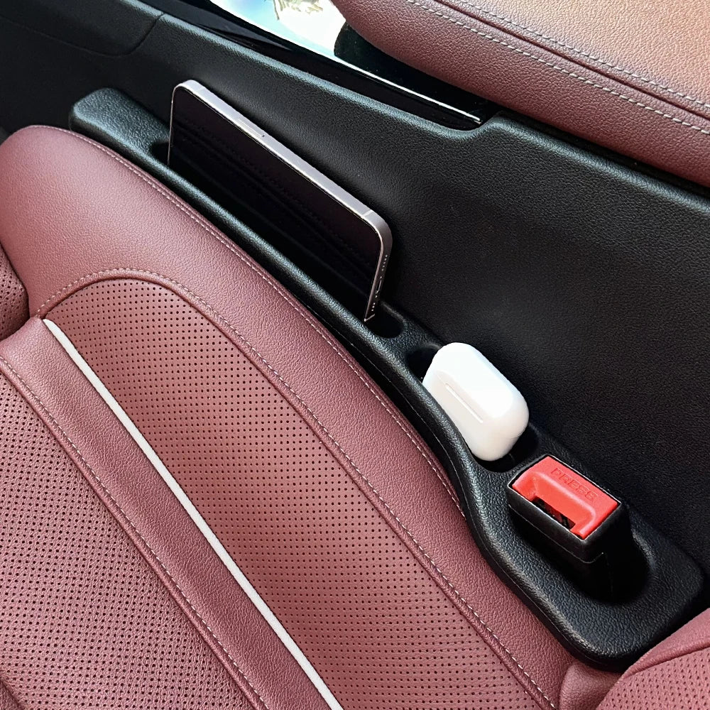 Black Car Seat Gap Filler Universal Side Seam Plug Most Vehicles