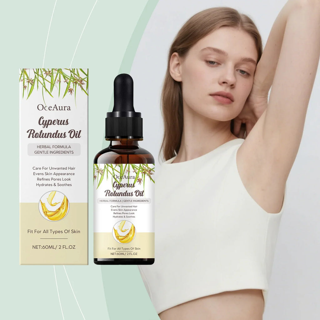 OceAura Cyperus Rotundus After-Shave Hair Growth Inhibitor Oil