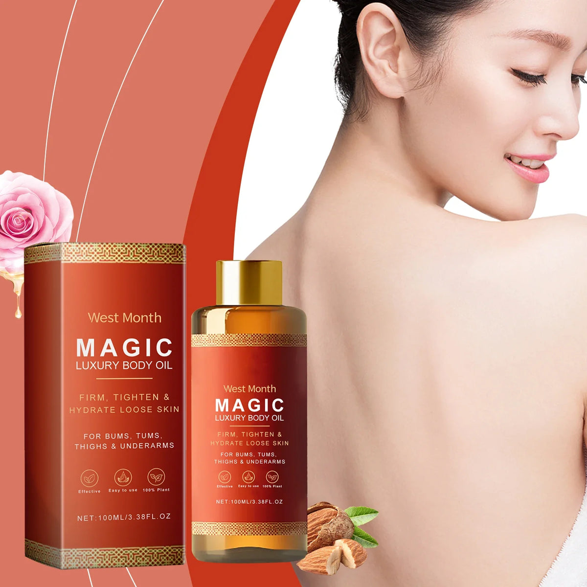 Firming Tightening Body Oil – Lift, Reduce Fine Lines 100ml