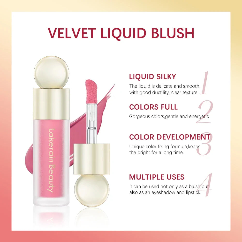 ibcccndc Matte Liquid Blush Velvet Cheek Tint 7.5ml