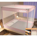 Yurt Mosquito Net for Bed – Anti-Drop Full-Bottom Canopy