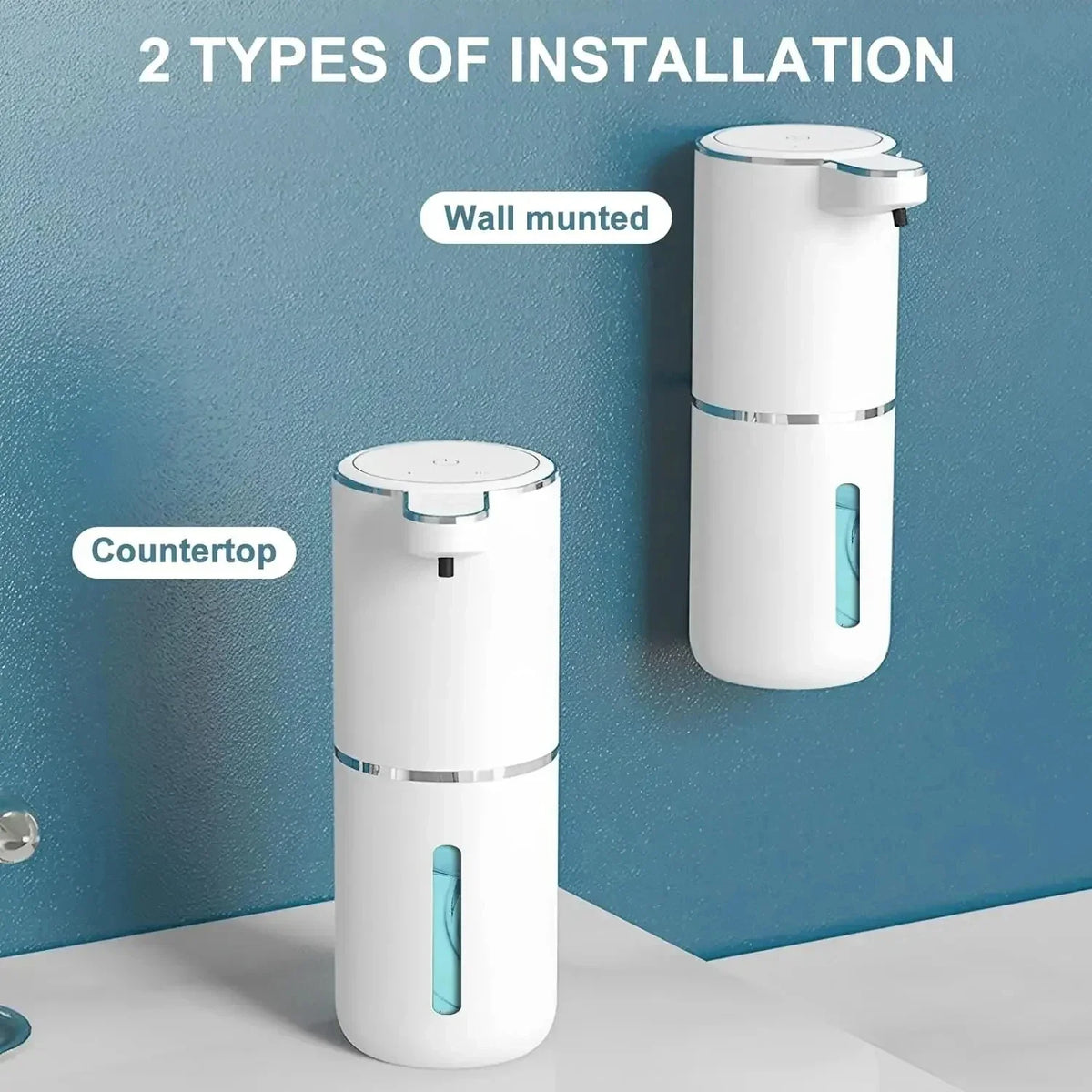 HOMEFISH Touchless Foaming Soap Dispenser 380ml USB Rechargeable