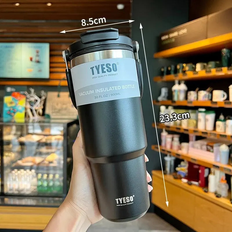 Tyeso's Coffee Cup Double-layer Insulation Cold Portable Ice Cream