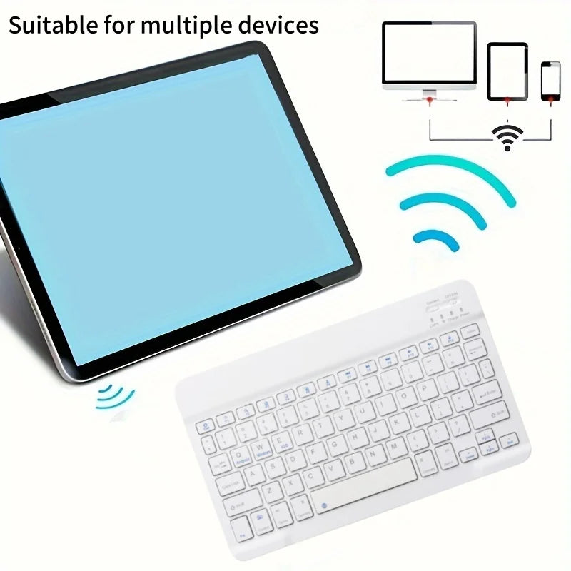 Wireless Keyboard Bluetooth-compatible Rechargeable Ipad Iphone