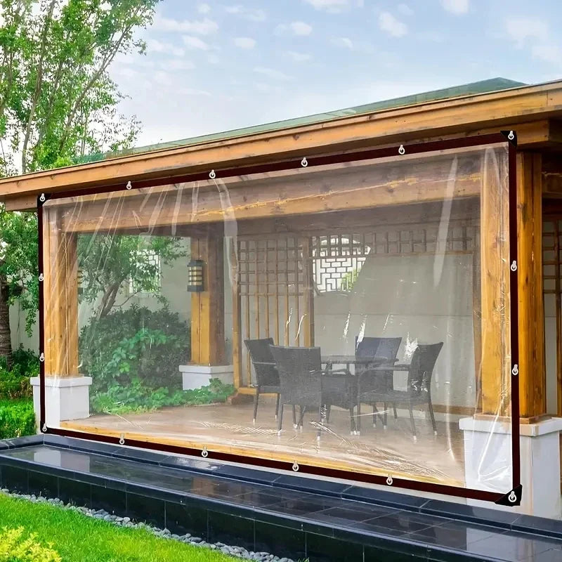 Transparent Waterproof PE Garden Tarpaulin – Plant Cover