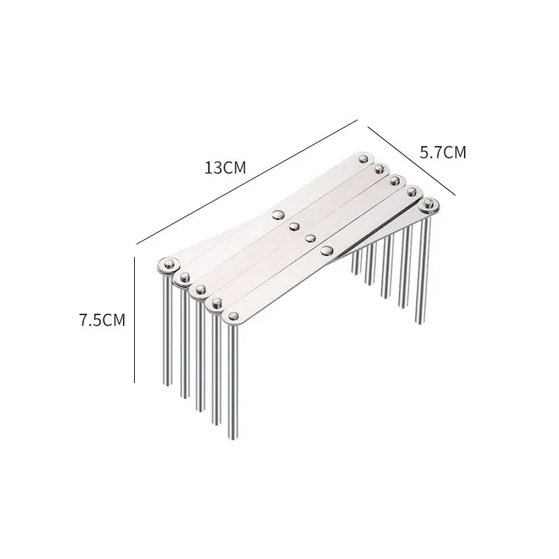 Foldable Kitchen Dish Drain Rack Dinnerware Storage Organizer Tray