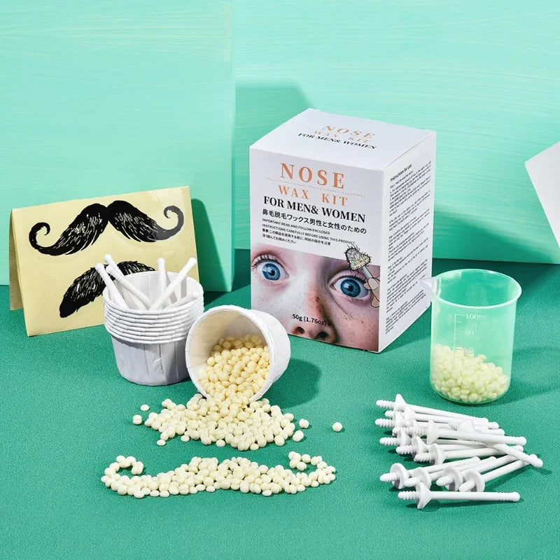 2026 Painless Nose Hair Removal Wax Paper-free Beans Compact Portable