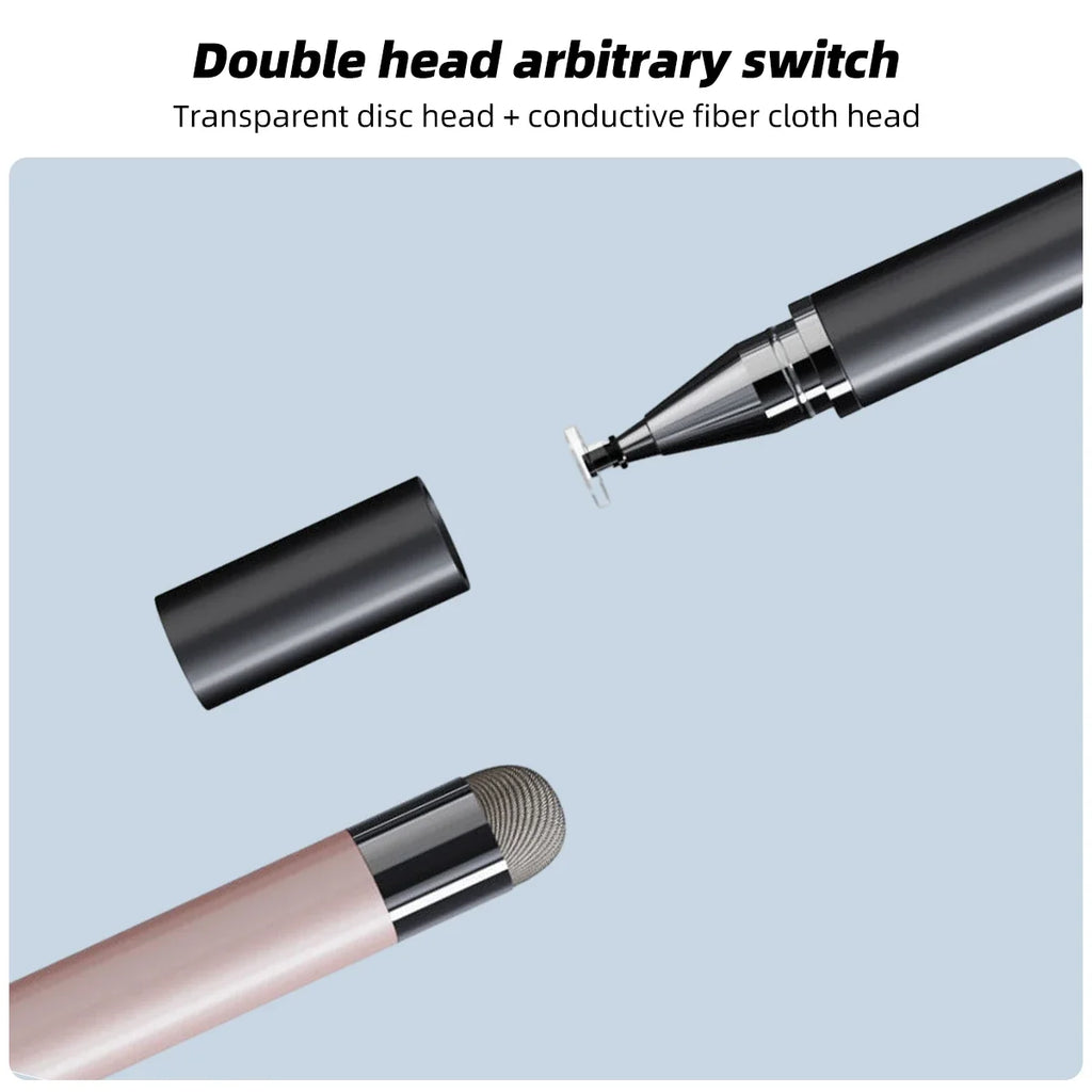 2-in-1 Universal Stylus Pen for Tablets, Phones & Touch Screens