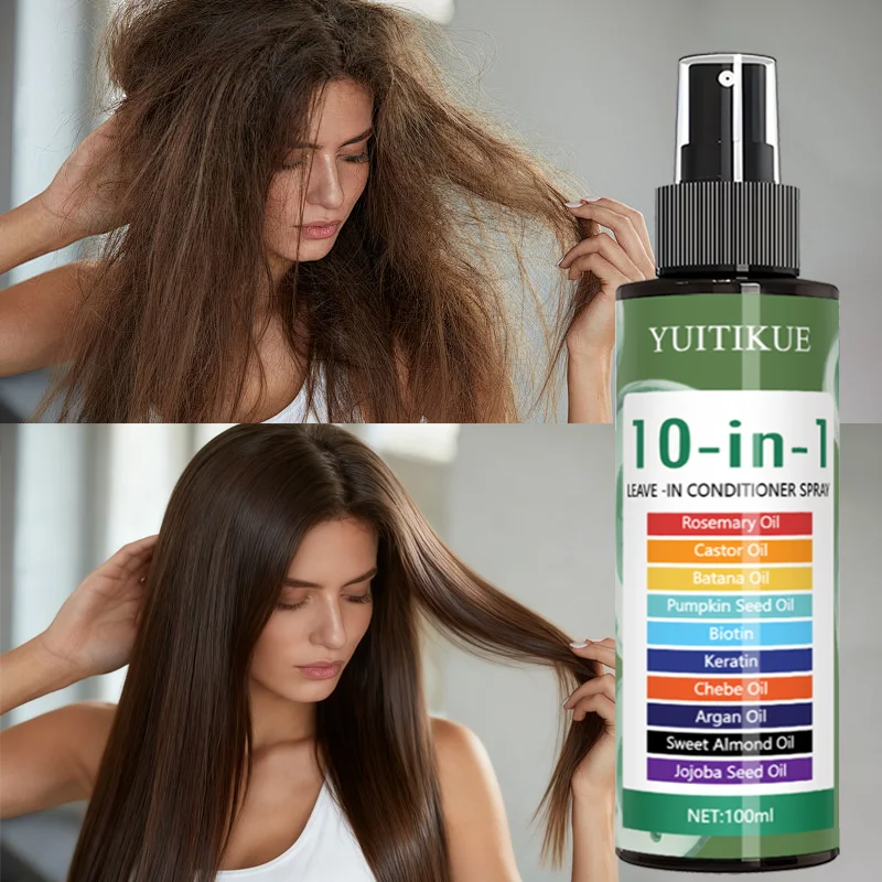 YUITIKUE 10-in-1 Leave-In Treatment | Rosemary & Argan Oil