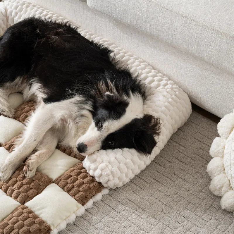 Cross-border Upgraded Chessboard Dog Sofa Bed Thickened Non-slip Pet