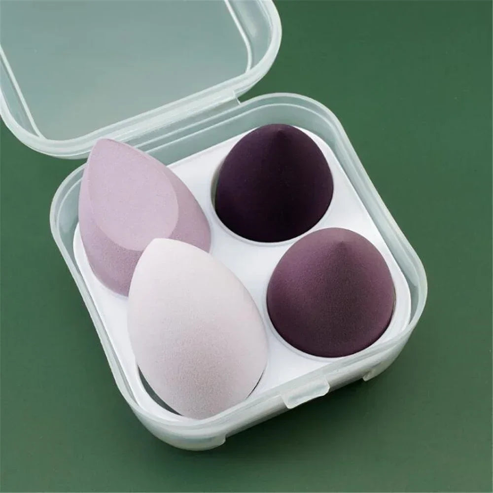 4pc Makeup Blender Sponge Set – Foundation & Concealer Puffs