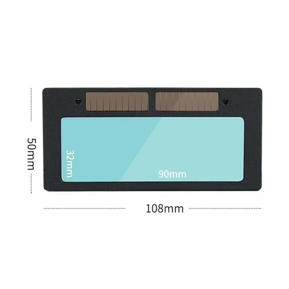 Auto Darkening Welding Lens Solar Powered LCD Face Shield