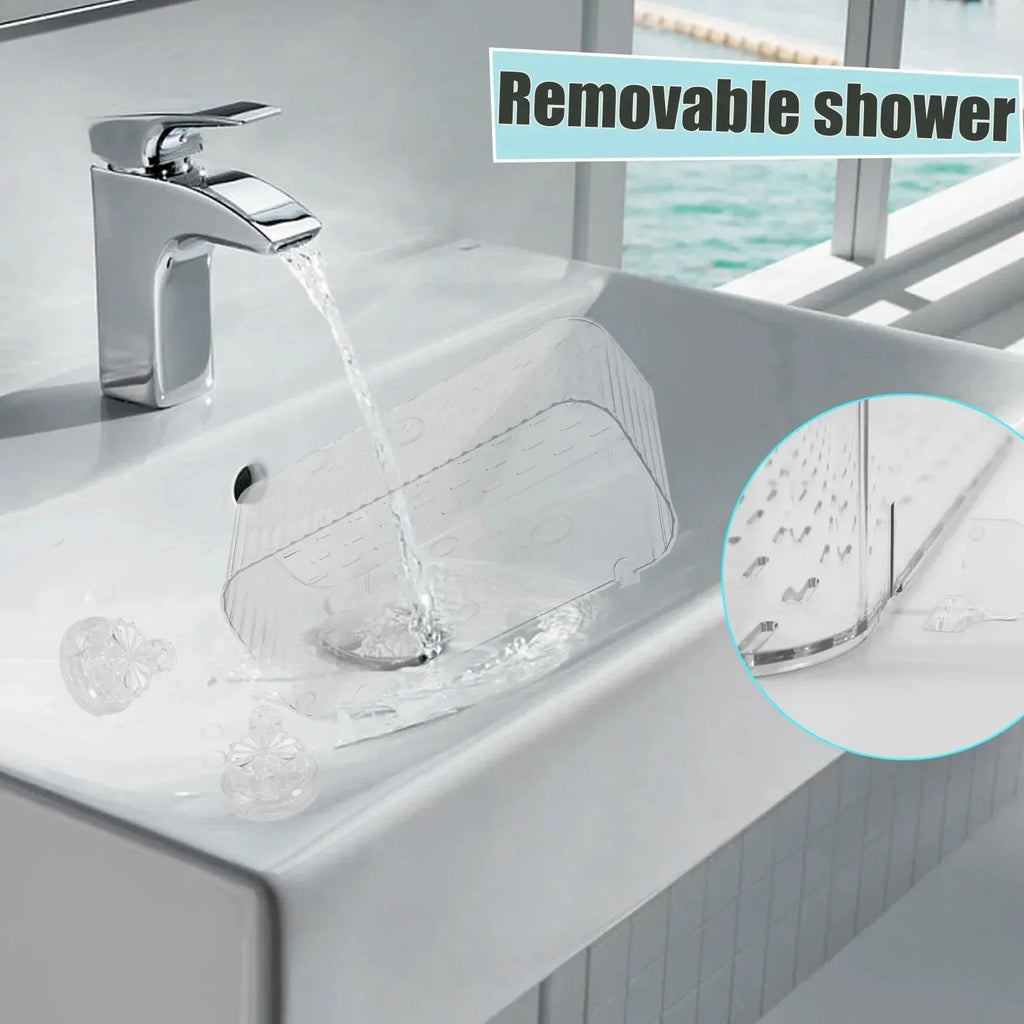 Suction Cup Shower Caddy Shelf – No Drill Wall Organizer