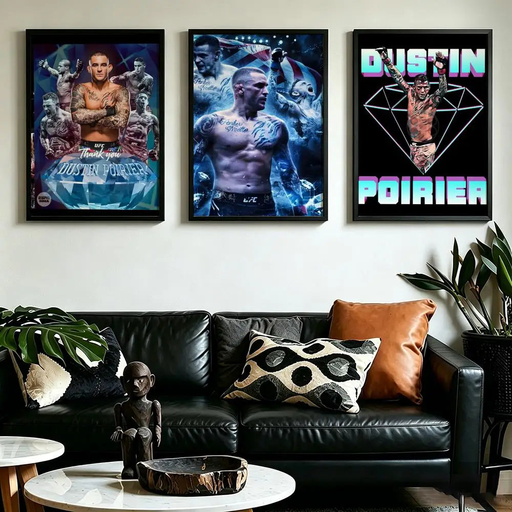 Dustin Poirier HD Poster – Waterproof Sticky Wall Art Decor
