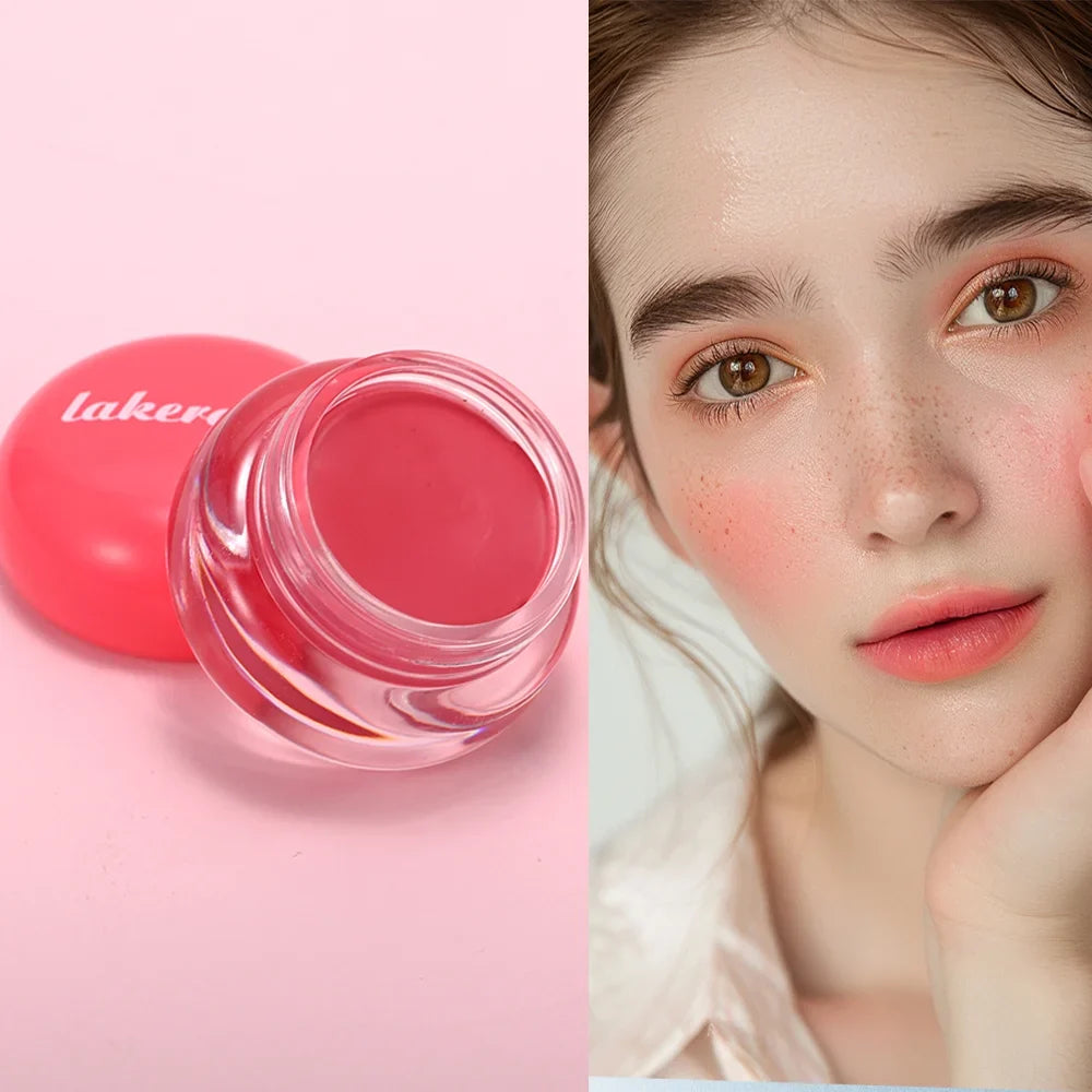 Lakerain Lip & Cheek Pudding Pot Blush | Soft Matte Multi-Use