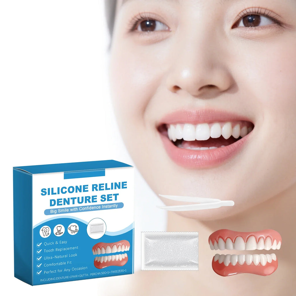 Silicone Temporary Dentures – Upper & Lower Veneer Kit
