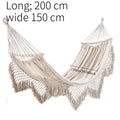 Indoor Outdoor Tent Swing Chair – Cotton Hammock Seat