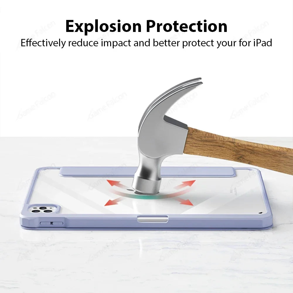 iPad Case with Pencil Holder | Fits iPad Air, Pro, Mini & A16