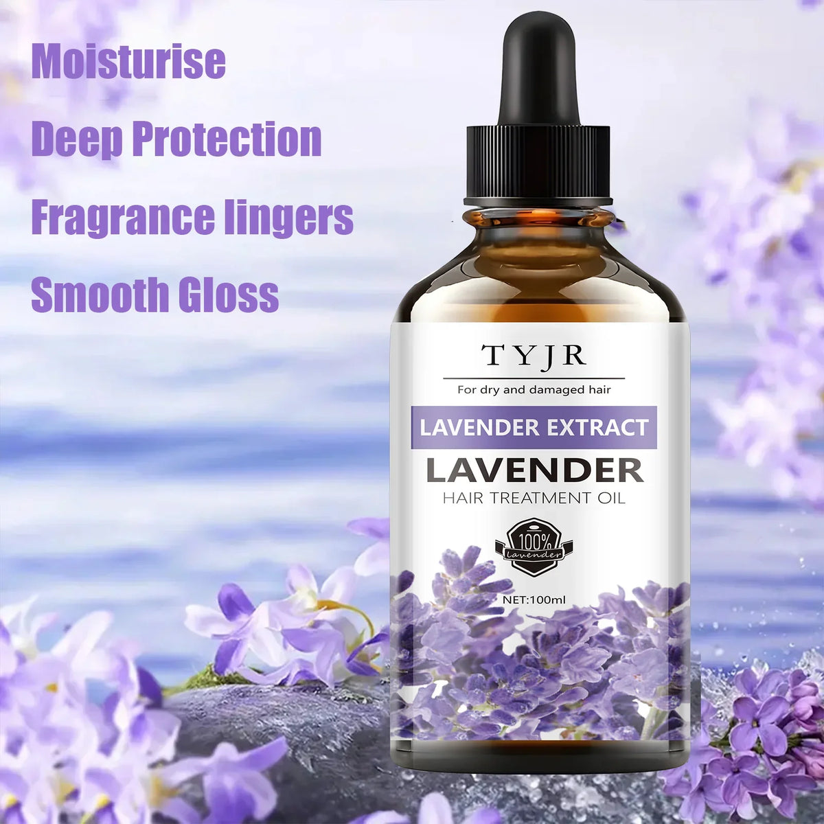 Pure Lavender Essential Oil – Skin, Massage, Hair & Diffuser