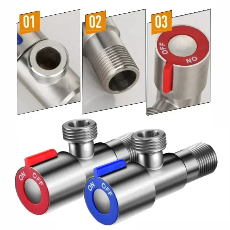 Stainless Steel G1/2 Angle Valve – Hot & Cold Filling Valve