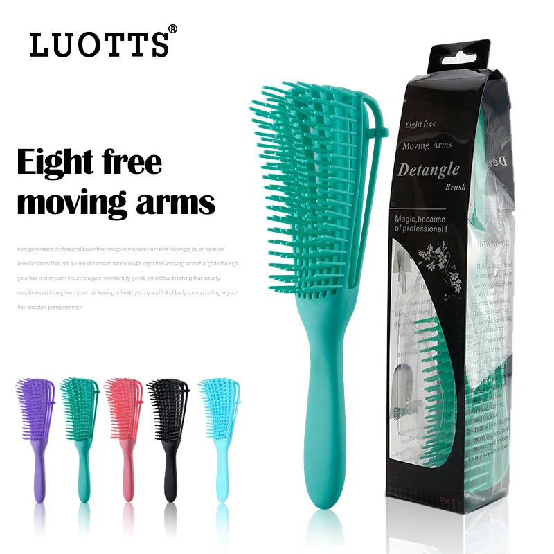 Octopus Wide Tooth Detangling Shampoo Comb | TPEE Hair Comb