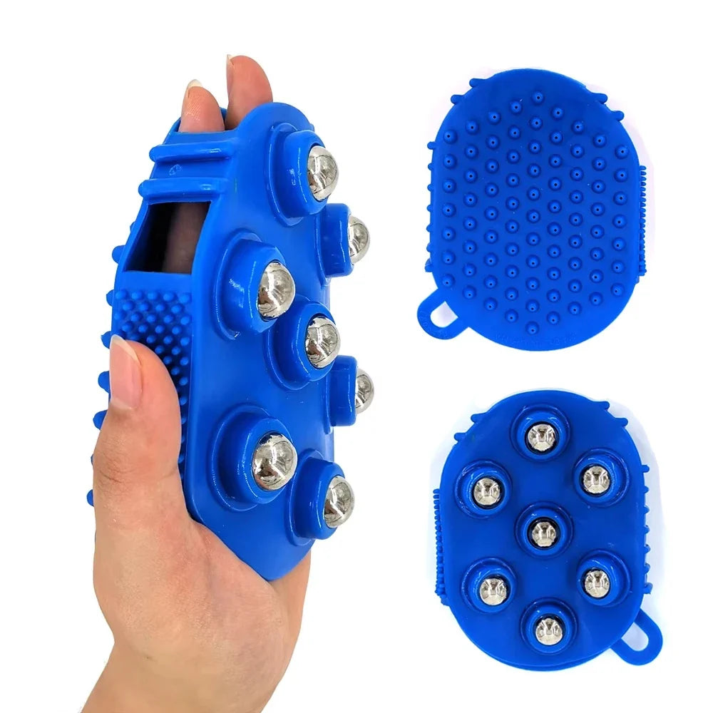 Double-Sided Rotating Massage Brush – Body Scrub & Circulation