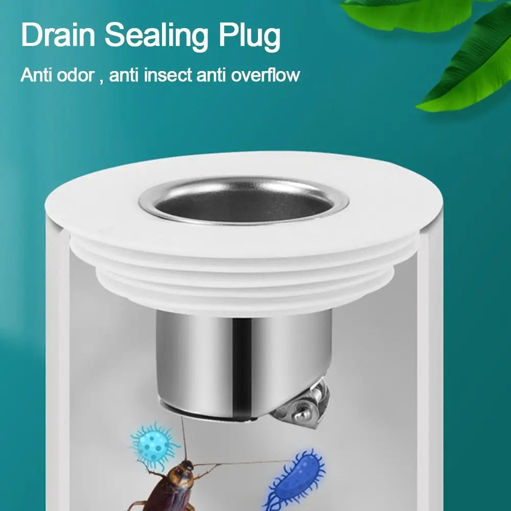 Kitchen Bathroom Accessories Stopper Sewer One Way Valve Shower