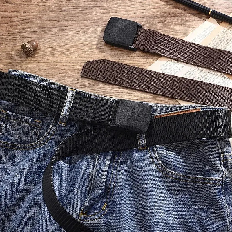 Canvas Tactical Belt – Non-Metallic Hypoallergenic Everyday Belt