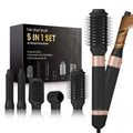 LISAPRO 5-in-1 Hair Dryer Brush & Auto Curling Iron System