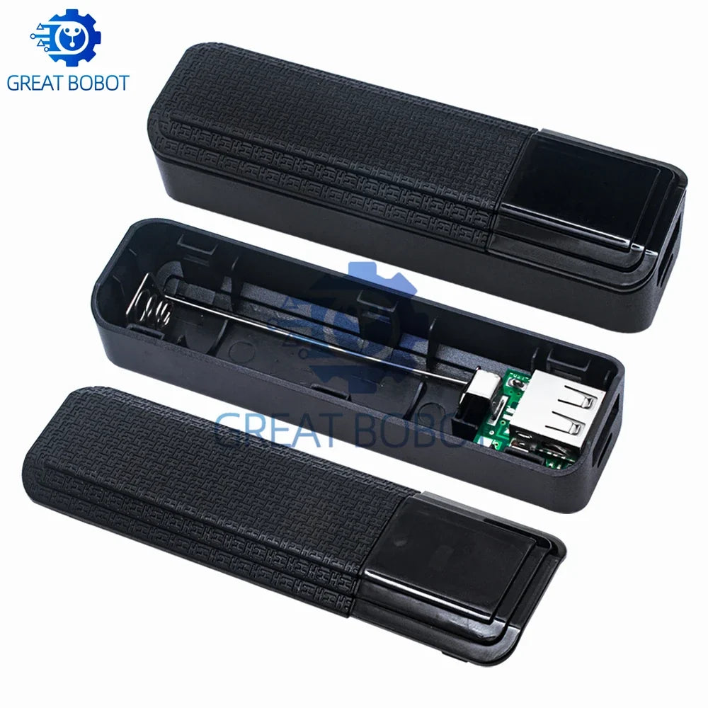 DIY 18650 USB Power Bank Case – Portable Battery Charger Box